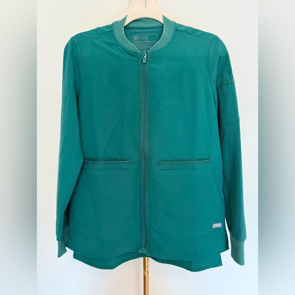 Figs Green Technical Collection Jacket - image 1